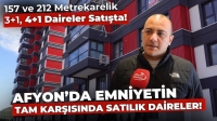Afyon’da Emniyetin Tam Karşısında Satılık Daireler: 157 ve 212 metrekarelik 4+1, 3+1 daireler satışta!