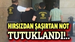 Gece girdiği kafeyi soyan hırsızdan şaşırtan not