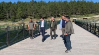 Kaymakam Çengel, Akdağ Tabiat Parkı’nda İncelemelerde Bulundu