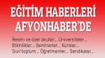 Afyon’dan eğitim haberleri Afyonhaber’de