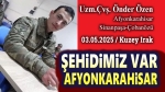 Şehidimiz var Afyonkarahisar