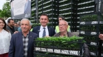 Çiftçilere fide dağıtımı yapıldı