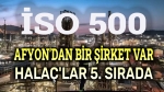 İSO ilk 500 açıklandı
