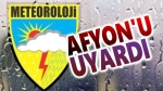 Cumartesi için şiddetli yağış uyarısı