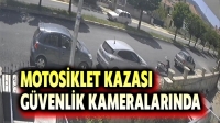 Motosiklet kazası güvenlik kameralarında