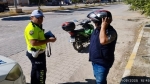 Sinanpaşa’da motosiklet sürücüleri denetleniyor