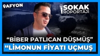 Afyon Postası Ataköy Pazarı’nda: “Biber patlıcan düşmüş, limon uçmuş”