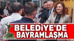 Başkan Burcu Köksal, personeliyle bayramlaştı