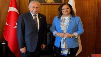 Başkan Burcu Köksal’dan MHP’li Celal Adan’a ziyaret