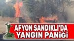 Afyon’da yangın paniği