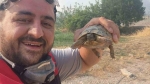 Bilecik’teki orman yangınından etkilenen hayvanlara su verildi