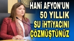 Başkan Burcu Köksal: Oy avcıları Afyon’u kandırdı!..