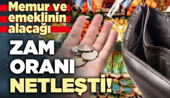 Memur ve emeklinin zam oranı netleşti