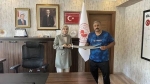 Gölpazarı Kaymakamı Feyza Nur Kılıç, Orman Yangını Gönüllüsü Mehmet Ali Keskin’i Tebrik Etti