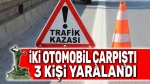Afyon’da iki otomobil çarpıştı, 3 kişi yaralandı