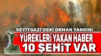 Seyitgazi’deki orman yangını: 10 şehit var
