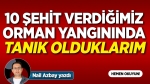 10 Şehit Verdiğimiz Orman Yangınında Tanık Olduklarım