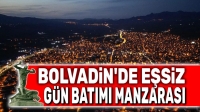 Bolvadin’de eşsiz gün batımı manzarası