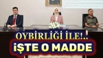 İşte o madde!..