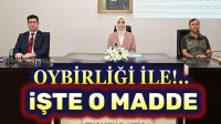 İşte o madde!..