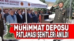 Mühimmat deposu patlaması şehitleri anıldı