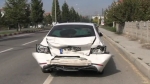 Tavşanlı’da Kamyon ile Otomobilin Çarpıştığı Kazada 2 Kişi Yaralandı