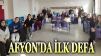 Afyon eğitim dünyasında bir ilk!..