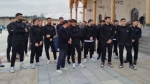 Afyonspor futbolcularından vefa
