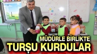 Birlikte turşu kurdular!..