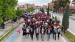 Afyon Bolvadin’de 19 Mayıs gençlik yürüyüşüyle kutlandı