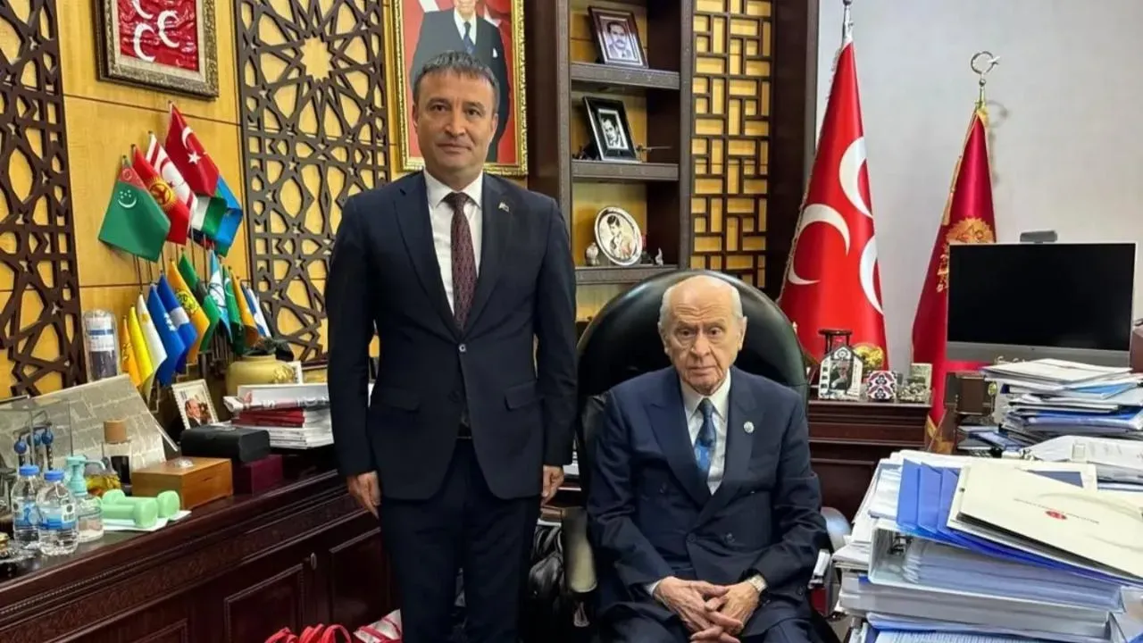 Başkan Kahveci Devlet Bahçeli’yi Ziyaret Etti