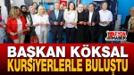 Başkan Köksal Kursiyerlerle Buluştu