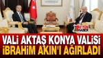 Vali Aktaş Konya Valisi İbrahim Akın’ı Ağırladı