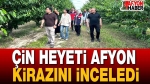 Çin Heyeti Afyonkarahisar Kirazını İnceledi