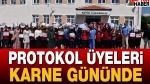 Protokol Üyeleri Karne Gününde Buluştu
