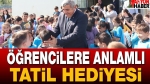 Müdür Sünnetci’den Öğrencilere Anlamlı Tatil Hediyesi