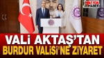 Vali Aktaş Burdur Valisi Bilgihan’ı Ziyaret Etti