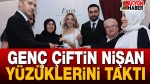 Vali Aktaş Genç Çiftin Nişan Yüzüklerini Taktı