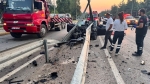 Isparta’da otomobil bariyerlere çarptı: 1 ölü