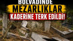 Bolvadin’de mezarlıklar kaderine terk edildi