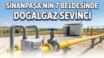 Sinanpaşa’nın 7 beldesinde doğalgaz sevinci!..